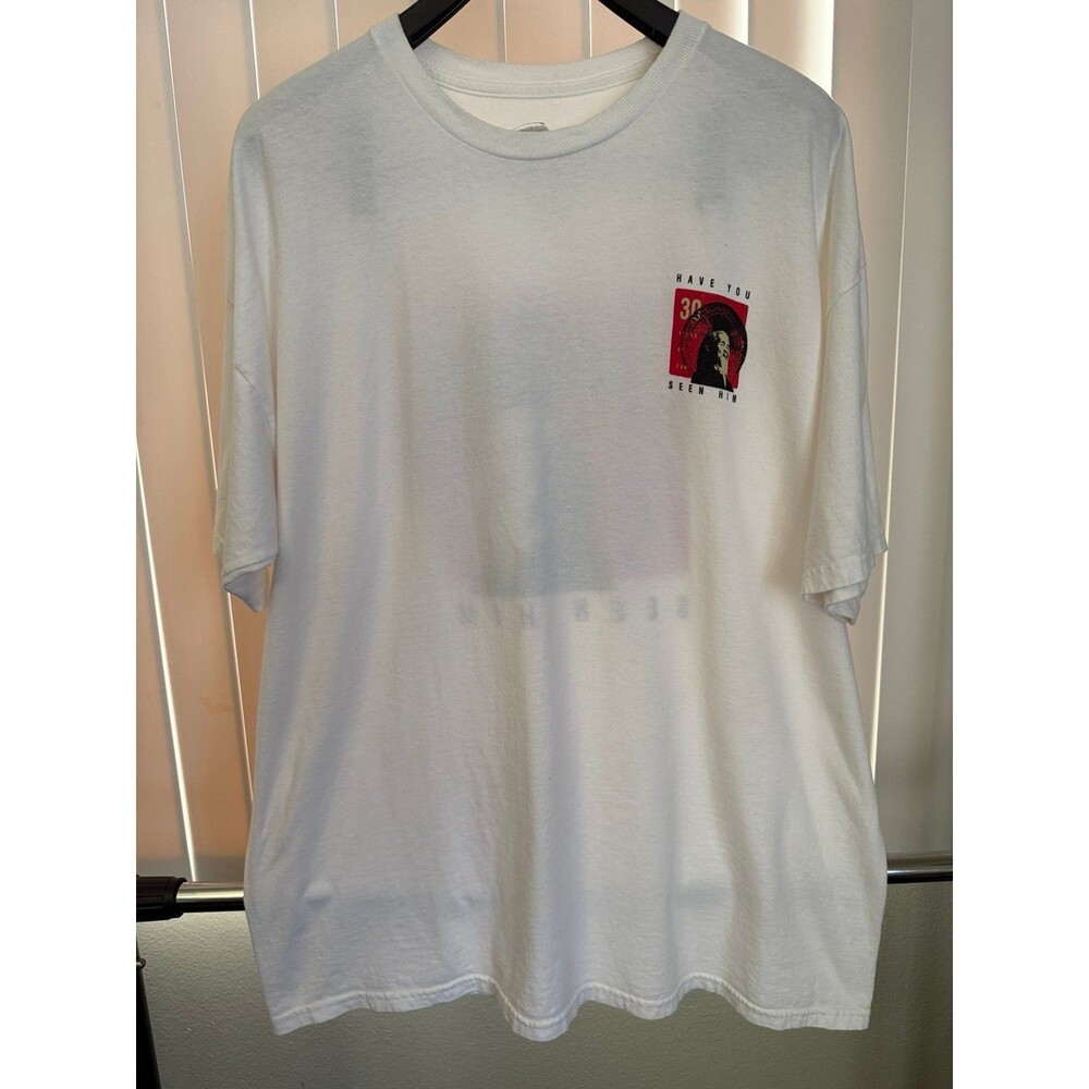 Men’s Powell Peralta White “Have You Seen Him" Skateboard T-Shirt Size 2XL